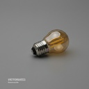 FOCO LED E27 4W 2700K 110V AMBAR