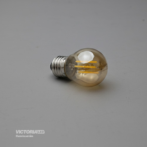 FOCO LED E27 4W 2700K 110V AMBAR