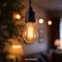 FOCO LED E27 4W 2700K 110V AMBAR