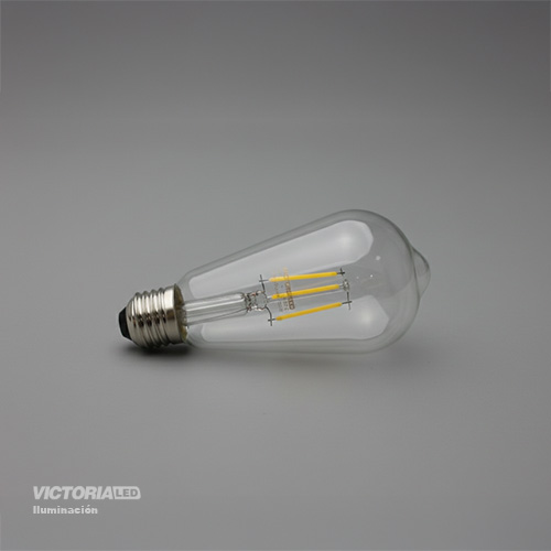 FOCO LED E27 4W 2700K 110V TRANSPARENTE