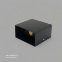 APLIQUE DE PARED IP20 2*3W 3000K NEGRO 100*100MM AC85-265V