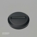 APLIQUE DE PARED IP65 2W 3000K NEGRO 150MM