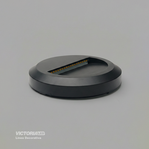 APLIQUE DE PARED IP65 2W 3000K NEGRO 150MM