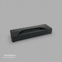 APLIQUE DE PARED IP65 3W 3000K NEGRO 220*80MM