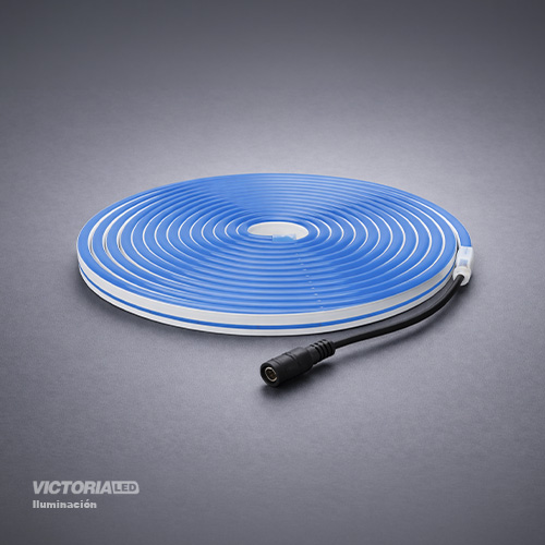 CINTA NEON 5M AZUL IP65 AC100-240V DC12V