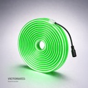 CINTA NEON 5M VERDE IP65 AC100-240V DC12V