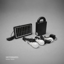 KIT SOLAR PORTATIL LINTERNA/3FOCOS3W/USB