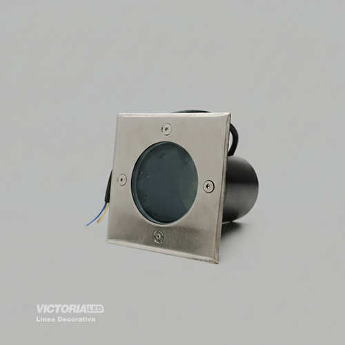 CARCASA PARA PISO CUADRADO 1*GU10 IP67 20U/C