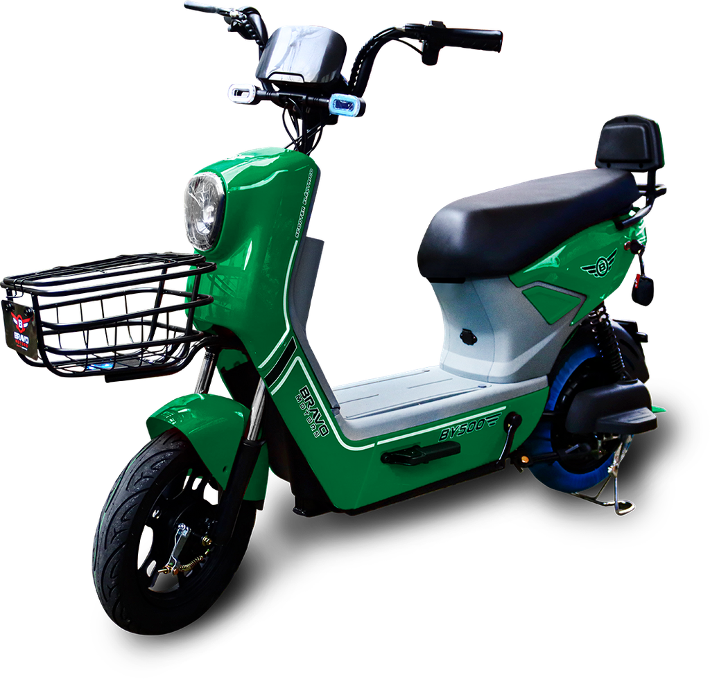 BRAVO SCOOTER ELECTRICO 500W VERDE