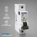 BREAKER VICTORIA LED AC 6K 1P 10A 12U/C