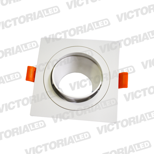 CARCASA CUADRADA 92X92X30MM BLANCO 100U/C