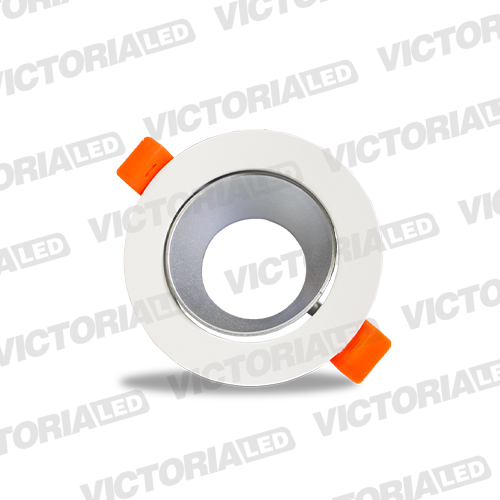 CARCASA REDONDA 90X30MM BLANCO/SILVER 100U/C