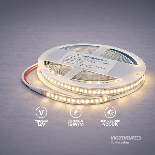 CINTA LED 5M IP20 10MM 240LED 4000K 7500LM