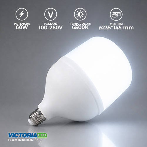 FOCO LED EVA 60W 85-265V 6500K 30U/C