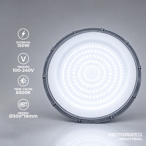 EVA LED UFO 6500K FP09 IP66 AC100-240V