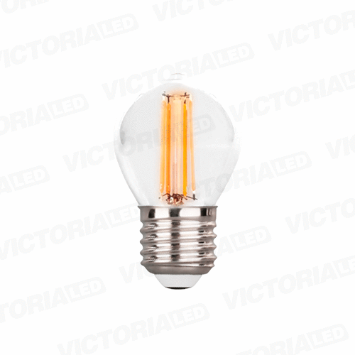 FOCO LED DECORATIVO VINTAGE 4W E27 110V TRANSPARENTE 100U/C