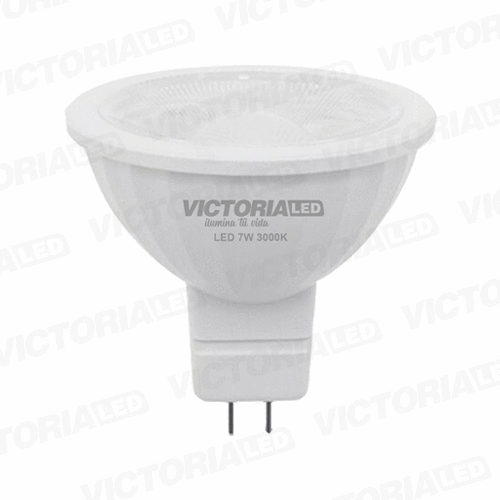FOCO LED MR16 GU5.3 7W 3000K 110V