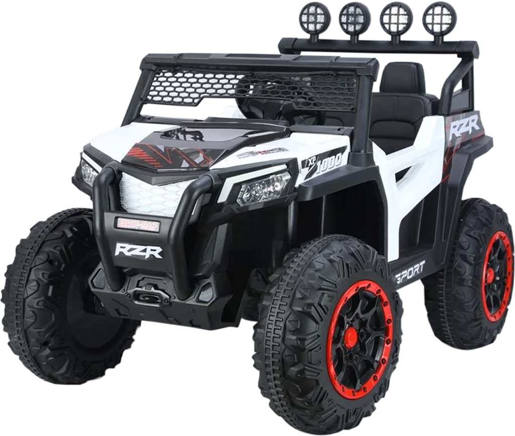 JUGUETE CARRO DE BATERIA C/R BLANCO