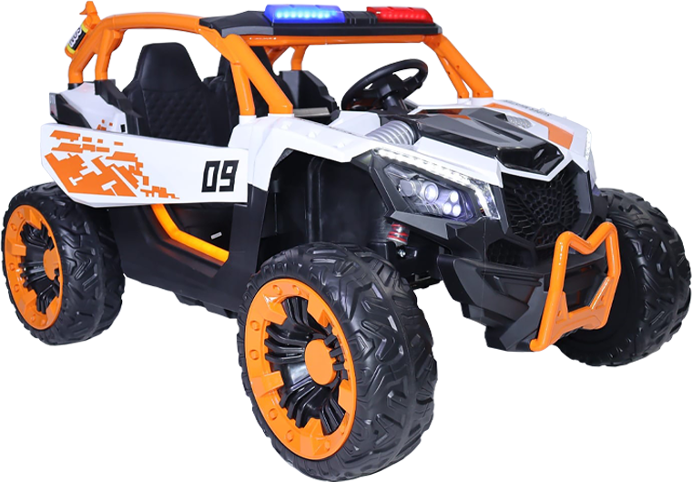 JUGUETE CARRO DE BATERIA C/R BLANCO