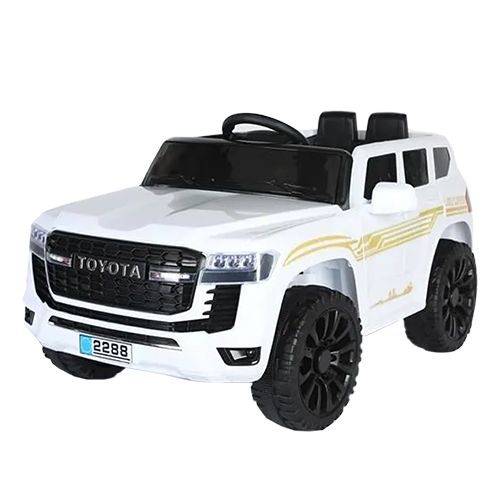 JUGUETE CARRO DE BATERIA C/R BLANCO
