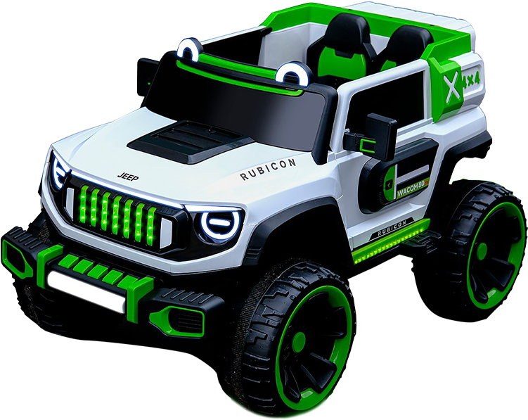 JUGUETE CARRO DE BATERIA C/R VERDE