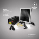 KIT INVERSOR SOLAR AC220V/100W/2FOCOS/2USB