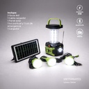 KIT SOLAR PORTATIL LINTERNA/3FOCOS3W/USB/RADIO/MP3/BLUETOOTH