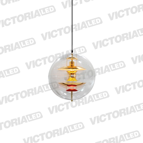 LAMPARA DECORATIVA DE TECHO 1*E27 METAL/ACRILICO