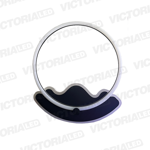 LAMPARA DECORATIVA DE TECHO LED METAL/ACRILICO BLACK