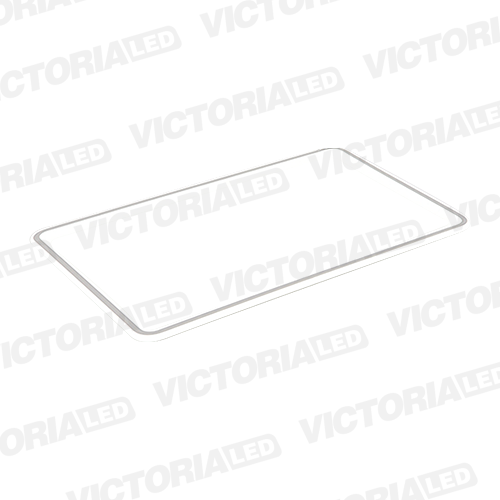 LAMPARA DECORATIVA DE TECHO LED METAL/ACRILICO WHITE