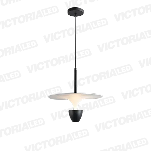 LAMPARA DECORATIVA LED 12W 3000K ALUMINIO BLACK