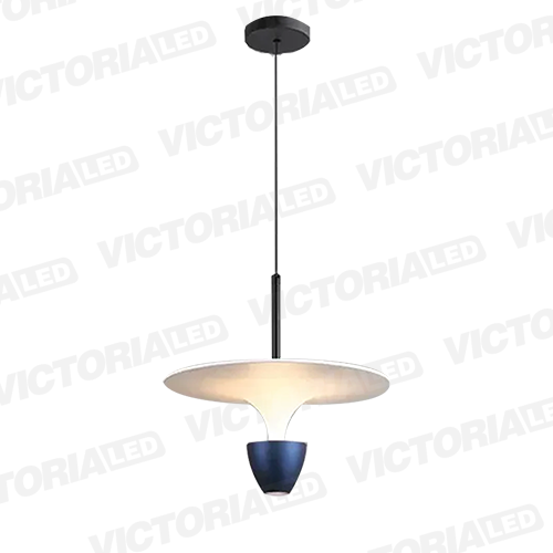 LAMPARA DECORATIVA LED 12W 3000K ALUMINIO BLUE