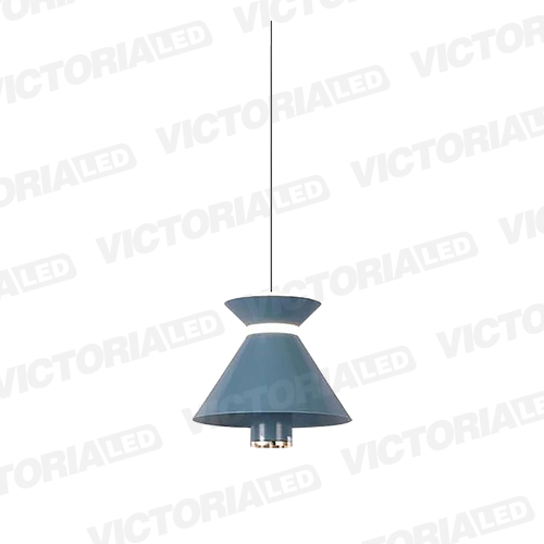 LAMPARA DECORATIVA LED 12W 3000K ALUMINIO BLUE