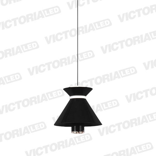 LAMPARA DECORATIVA LED 12W 3000K ALUMINIO MATTE