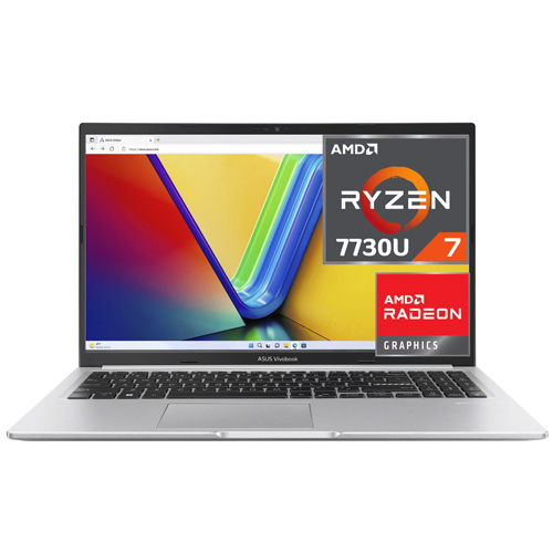 LAPTOP ASUS 15 AMD R7-7730U 16GB 512GB SSD-COOL SILVER 15.6