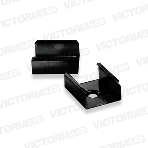 PERFIL NEGRO ALUMINIO 3M DENVER ACC CLIPS DE MONTAJE