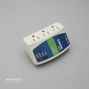 PROTECTOR DE VOLTAJE 3 TOMA 15A 90V-140V 25U/C
