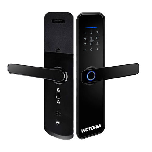 SMART CHAPA ALUMINIO 280*21MM TOUCH/LECTOR HUELLA/APP ALEXA