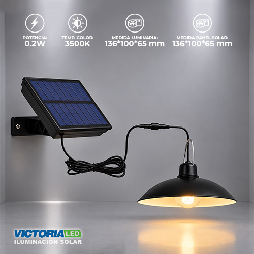 SOLAR APLIQUE 3000K