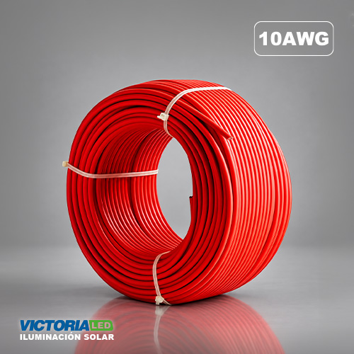 SOLAR CABLE 1M RED 6MM2/10AWG