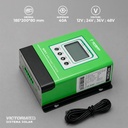 SOLAR CONTROLADOR 6C/U - 12V/24V/36/48V-40A