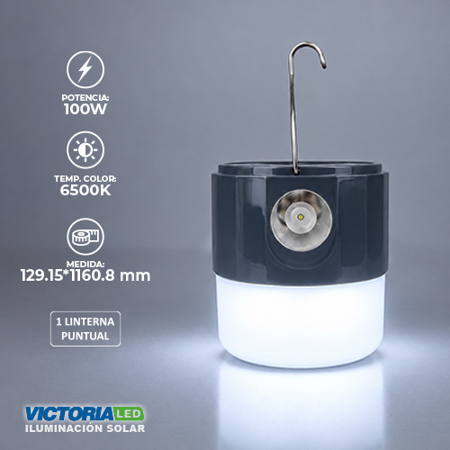 SOLAR FOCO LED 100W