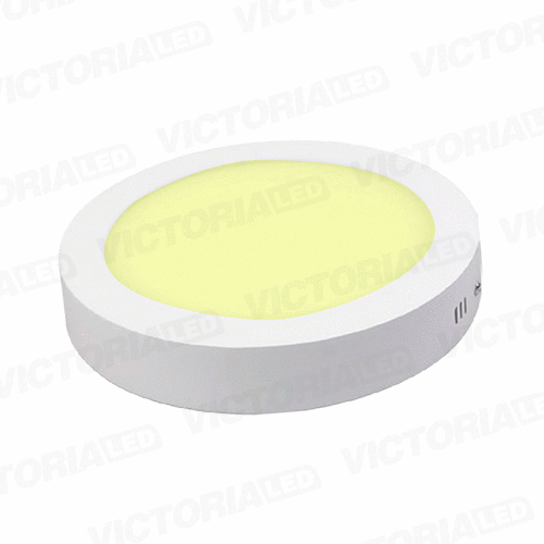 VICTORIA LED PANEL 3000K 18W SOBREPUESTO REDONDO 20U/C