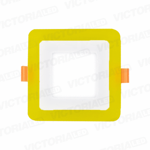 VICTORIA LED PANEL EMP CUA 18W+6W AMARILLO 20U/C