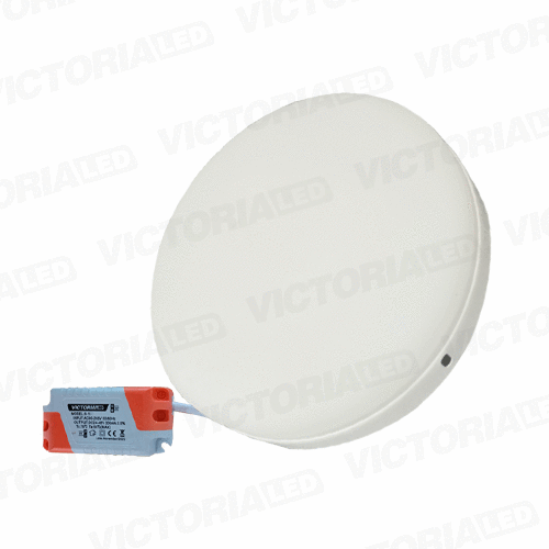 VICTORIA LED PANEL SIN BORDE 24W SOBREPUESTO REDONDO 20U/C