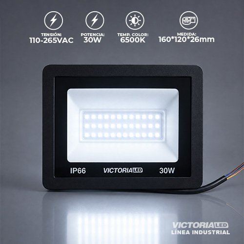 VICTORIA LED REFLECTOR 6500K 100-240V IP66 40U/C