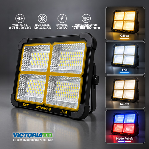 VICTORIA LED REFLECTOR SOLAR PANAL 6500K