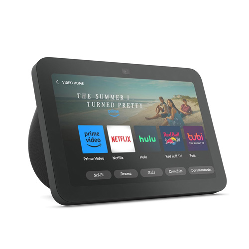 PARLANTE AMAZON ALEXA ECHO SHOW 8 GEN 3 NEGRO