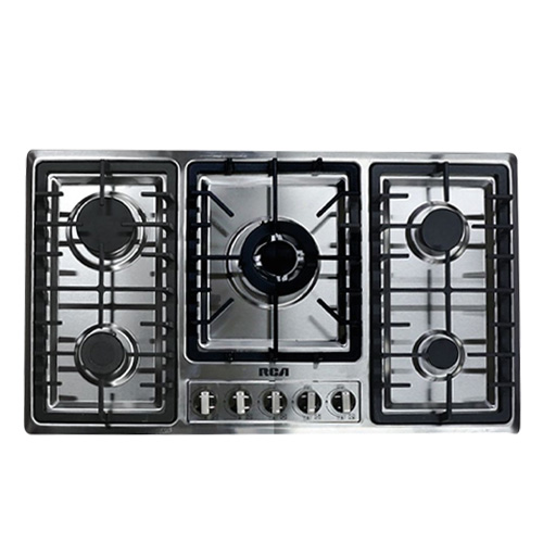 ENCIMERA RCA 5 QUEMADORES INOX