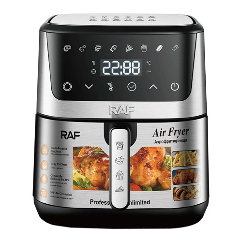 FREIDORA DE AIRE RAF 6L 1500W 110V